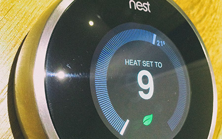 Nest, smart heating gadget, internet of things -Oxfordshire's experts in plumbing, heating and renewables